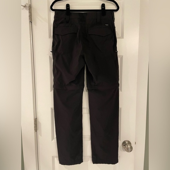 5.11 Tactical Men's Black Decoy Convertible Pants, 30/32 - Picture 6 of 11